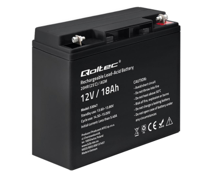Akumulator do UPS Qoltec Akumulator AGM 12V 18Ah